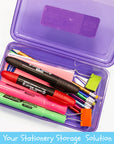 Pencil Case Multipurpose Utility Box - Basix