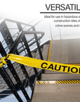 3" X 1000 Feet Yellow "Caution" Barricade Tape