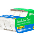 Invisible Tape 3/4" X 500" (3/Pack)