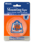 1" X 60" Double Sided Clear Mounting Tape