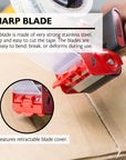 Packaging Tape Dispenser w/ (2) 1.88" X 54.6 Yards Super Clear Tape