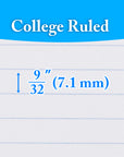 Notebook Spiral C/R 1-Subject 70 Sheets (3/Pack)