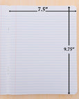 Composition Book W/R Black Marble 100 Ct.