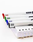 Fiero Assorted Color Fiber Tip Fineliner Pen (4/Pack)