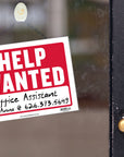 12" X 16" Help Wanted Sign