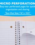 Notebook Spiral C/R 1-Subject 70 Sheets (3/Pack)