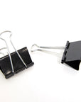 Medium 1 -1/4 (32mm) Black Binder Clip (12/Pack)