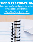Spiral Fat Book 4" X 5.5" 180 Ct.