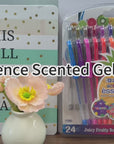 Essence Gel Pen 24 Scented Glitter Neon Metalllic Color