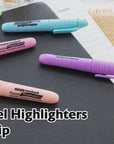 Mini Pastel Highlighters w/ Cap Clip (5/Pack)