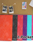 2 Pockets Fashion Portfolios - Paisley