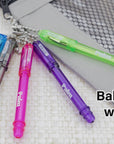Palm Mini Ballpoint Pen w/ Key Ring (5/Pack)