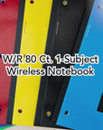 Notebook W/R 1-Subject 80 Ct.