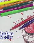 Fine Line 12 Classic Colors Washable Markers
