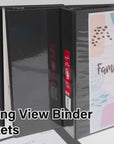 Binder View 2" Green Slant-D Ring w/ 2 Pockets