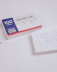 Ruled White Index Card 3" X 5" 100 Ct.