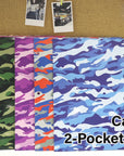 2 Pockets Fashion Portfolios - Camouflage