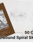 Sketch Pad Top Bound Spiral, 9"X 12"(30 Ct.)