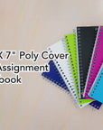 Notebook Spiral Poly Cover 5" X 7" 100 Ct.