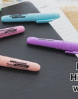 Mini Pastel Assorted Colors Highlighter w/ Cap Clip (5/Pack)