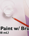 0.6 FL OZ (18 mL) 4 Color Poster Paint w/ Brush
