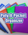 Poly 8 Pockets Organizer