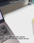 Assorted Size Black Binder Clip (12/Pack)