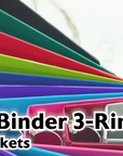 1.5" Grey 3-Ring View Binder w/ 2-Pockets
