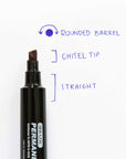 Chisel Tip Jumbo Assorted Color Permanent Marker (3/Pack)