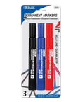 Chisel Tip Jumbo Assorted Color Permanent Marker (3/Pack)
