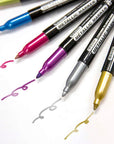 6 Metallic Markers