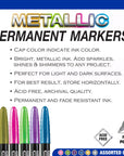 6 Metallic Markers