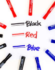 Chisel Tip Desk Style Black Permanent Marker (3/Pack)