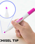 Triangle Dry-Erase Markers Chisel Tip Bright Colors (3/Pack)