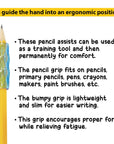 Pen Grip Shape Gel Pencil (8/Pack)