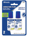 Correction Fluid w/ Foam Brush 0.7 FL OZ (20 mL)(2/Pack)