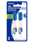 Correction Pen Metal Tip Mini 0.17 FL OZ (5 mL)(2/Pack)