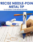 Correction Pen Metal Tip 0.2 FL OZ (7 mL)(2/Pack)