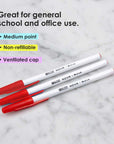 Nova (12/Pack) Red Color Stick Pen