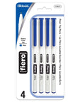 Fiero Blue Fiber Tip Fineliner Pen (4/Pack)