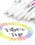 Fiero Red Fiber Tip Fineliner Pen (4/Pack)