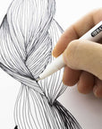 Fiero Red Fiber Tip Fineliner Pen (4/Pack)