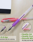 Essence Gel Pen 6 Fluorescent Color w/ Cushion Grip