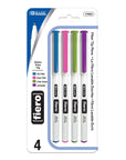 Fiero Fancy Color Fiber Tip Fineliner Pen (4/Pack)