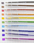 10 Color Retractable Pen