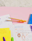 10 Color Retractable Pen
