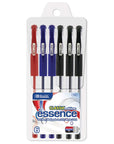 Essence Gel-Pen Asst Color w/ Cushion Grip (6/Pack)