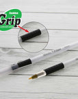 Prima Black Stick Pen w/ Cushion Grip (8/Pack)