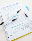 Prima Black Stick Pen w/ Cushion Grip (8/Pack)