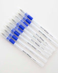Prima Blue Stick Pen w/ Cushion Grip (8/Pack)